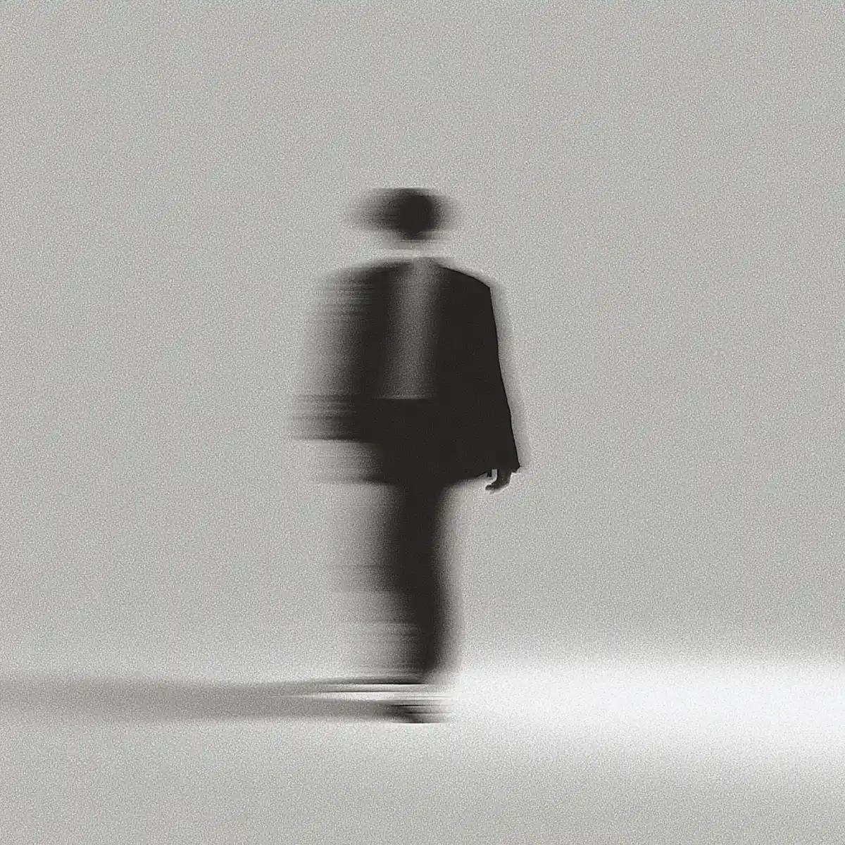 Abstract formal silhouette artwork