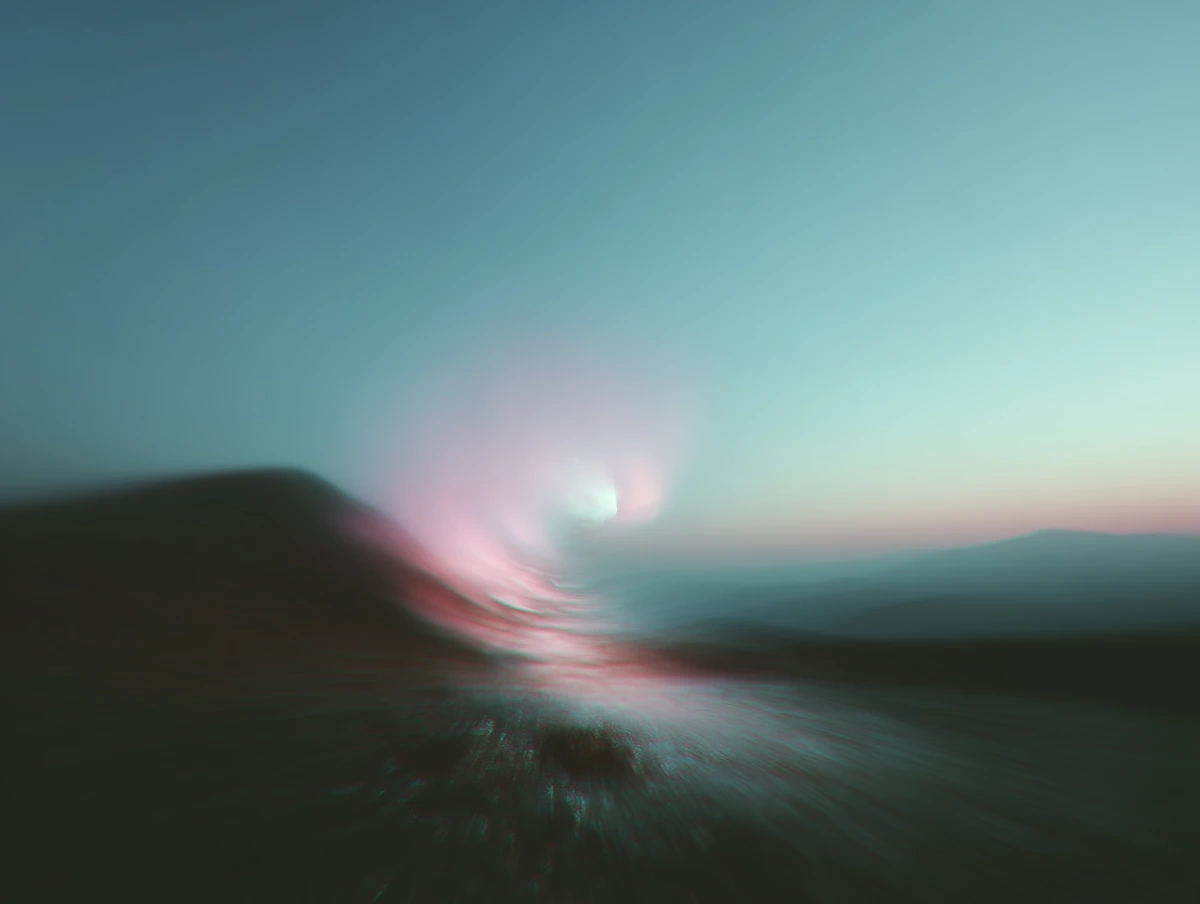 Ethereal landscape photography with soft atmospheric tones