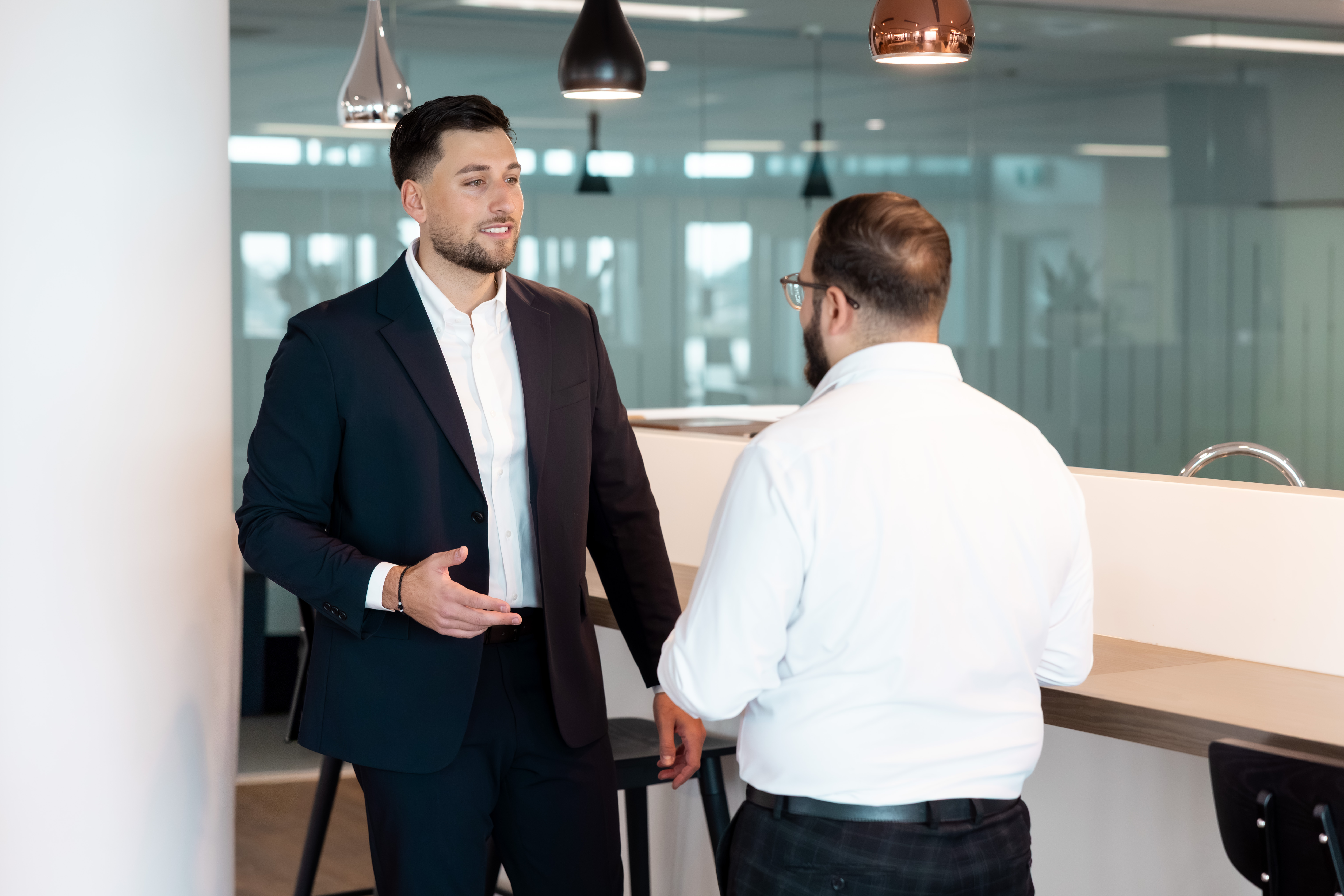 Initio Finance broker reviewing business income for a self employed loan application