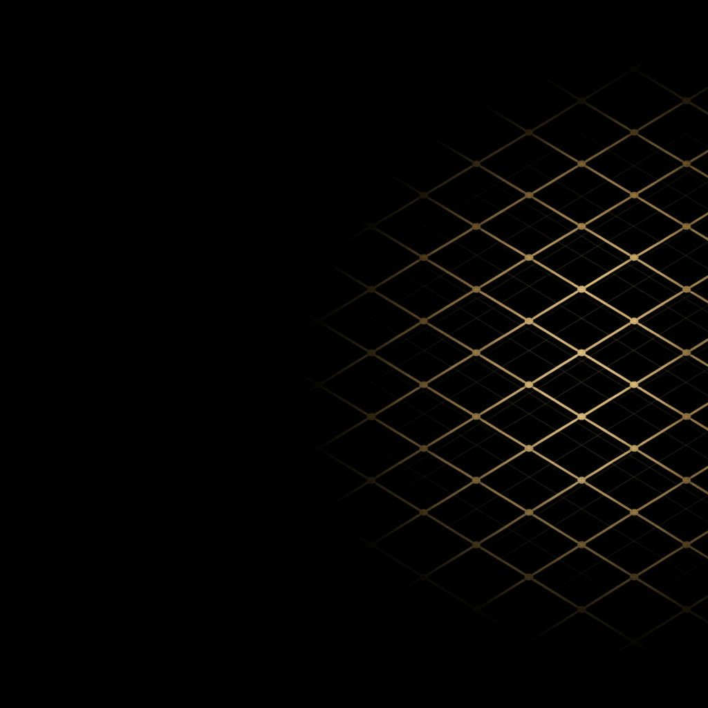 Blueprint Gold diamond lattice on an obsidian field, the BK Blueprint brand motif