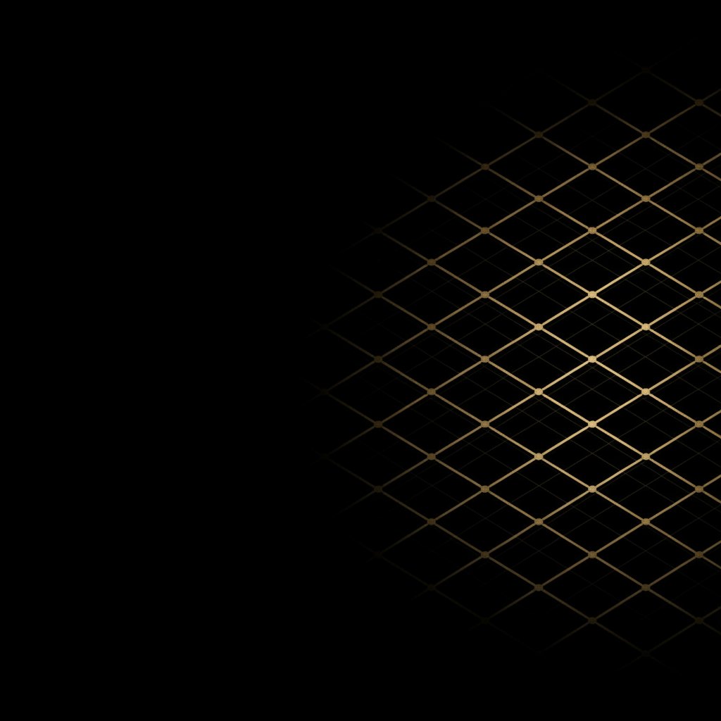 Gold blueprint lattice on obsidian, the BK Blueprint brand motif for a structured foundation that AI can build on
