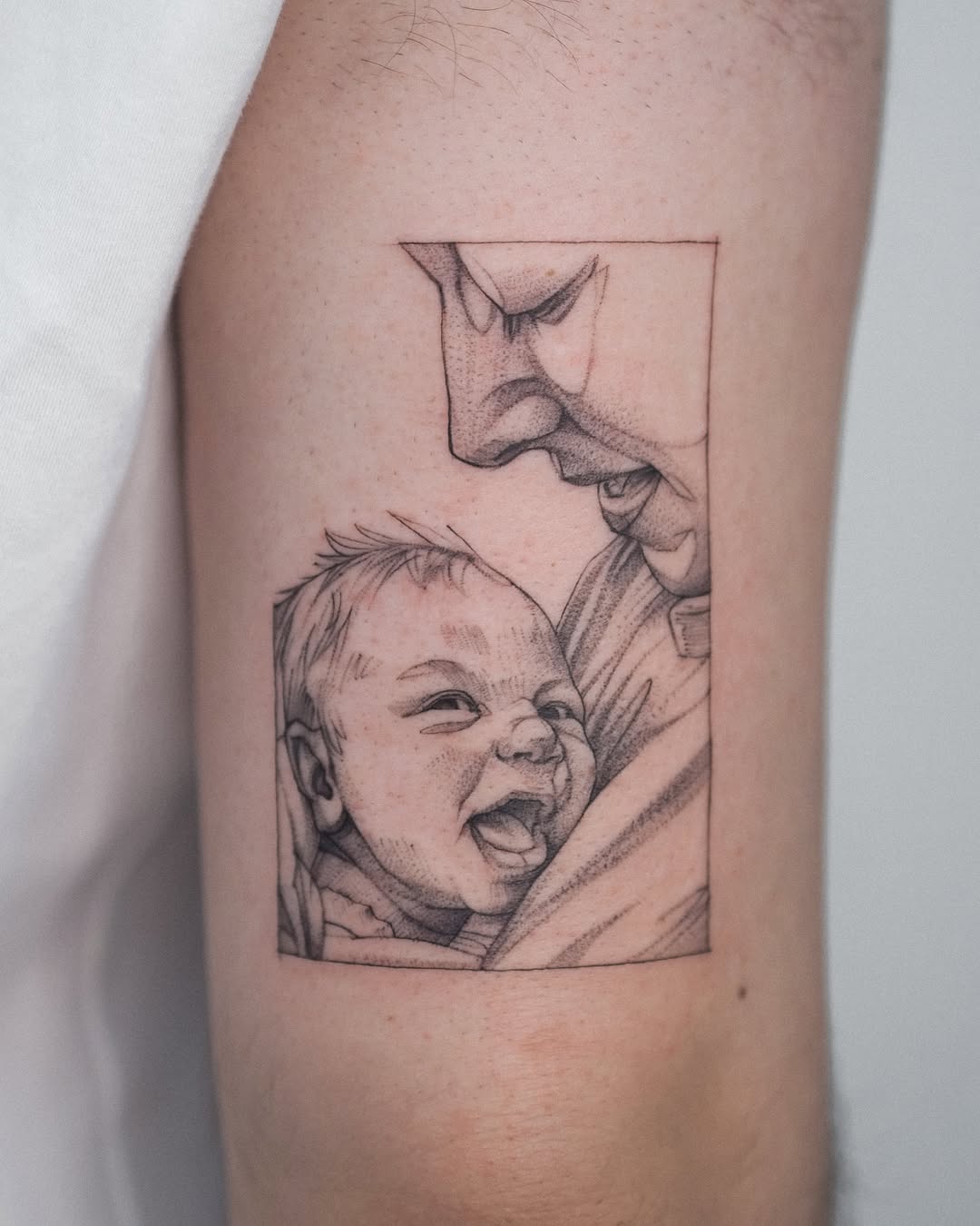 Tattoo im illustrativen Stil