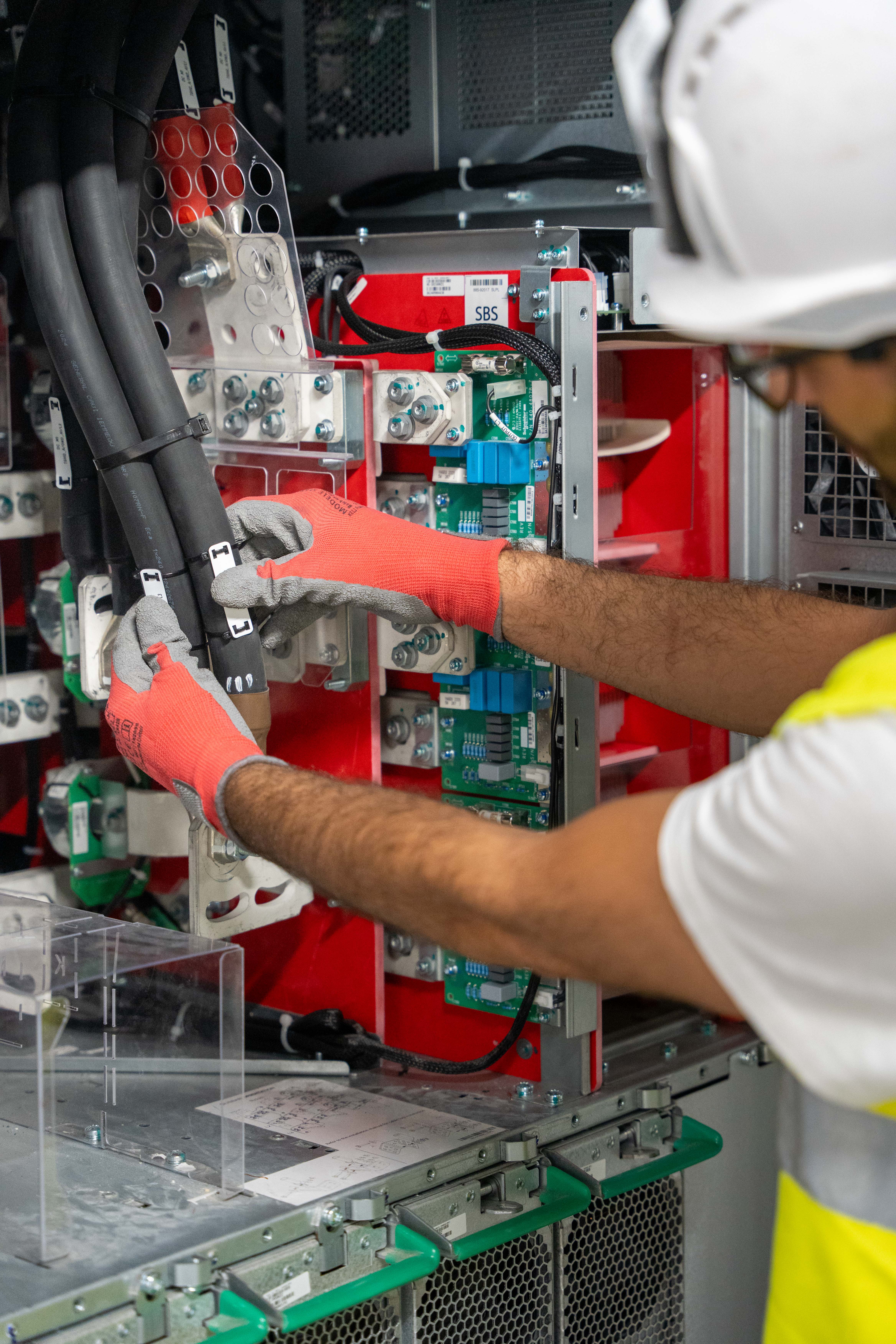Équipe technique Phocea DC sur site