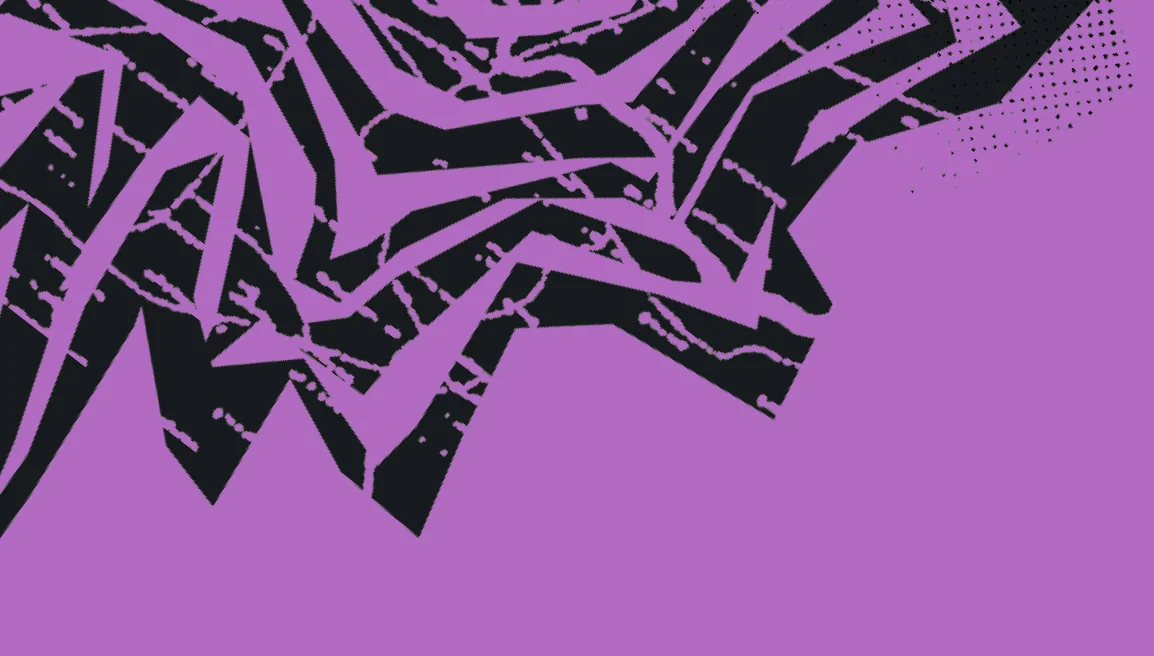 Abstract purple and black pattern.