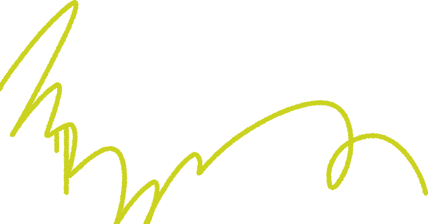 Decorative squiggle line graphic.