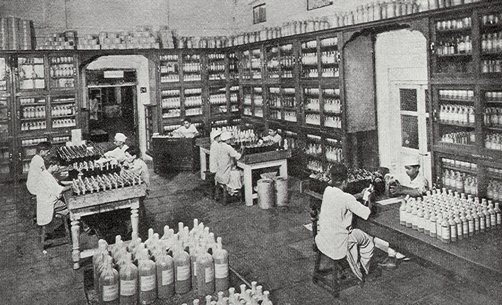 The Baroda factory, 1920