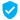Blue checkmark icon indicating confirmation or approval.