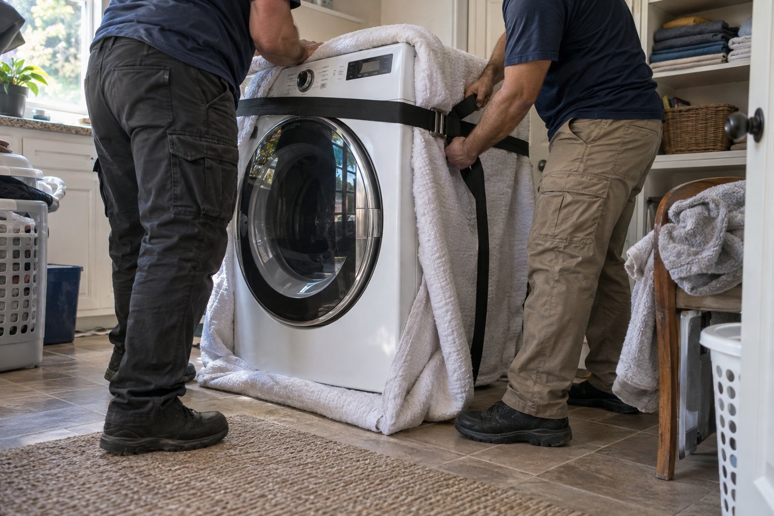 Can A Dryer Be Transported On Its Side