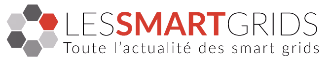 Logo LES SMART GRIDS avec un hexagone stylisé et le texte Toute l'actualité des smart grids.