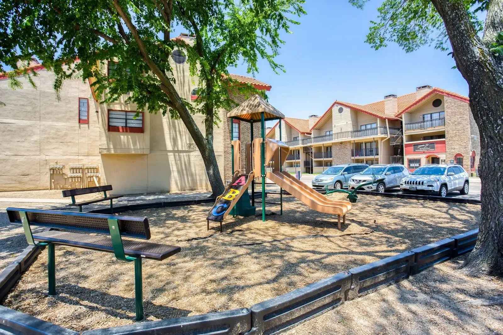Santa Fe Apartments playground and grounds