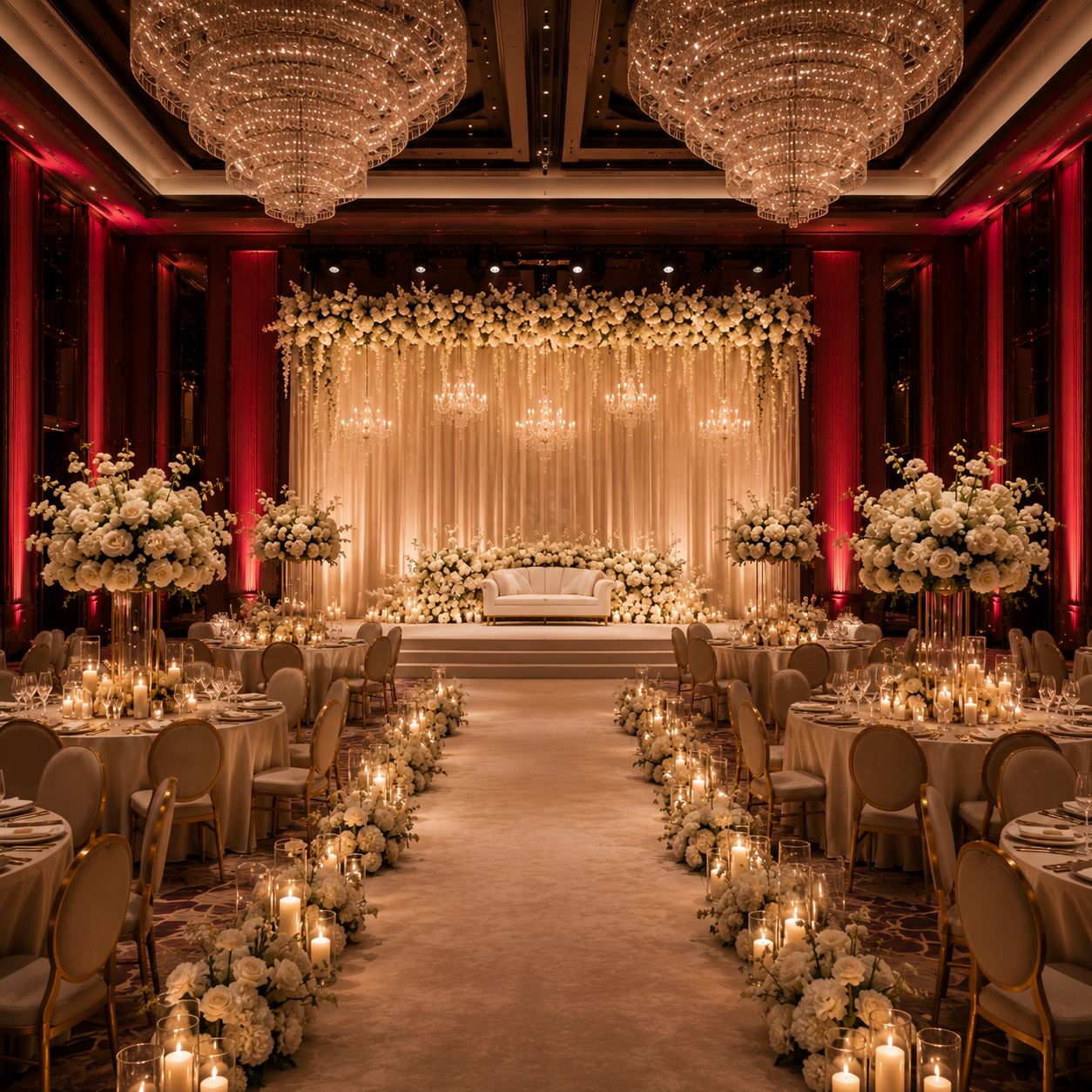 Wedding celebration styling