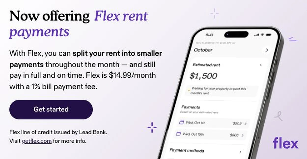 Flex rent splitting information