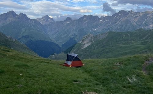 Emplacement de bivouac de l'itinéraire