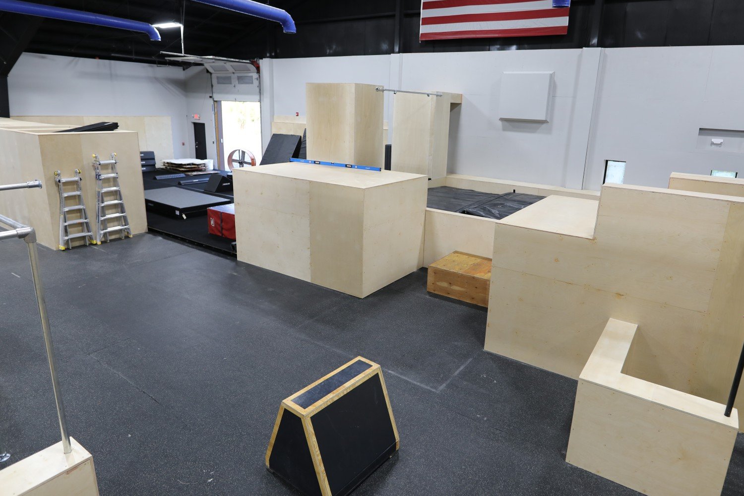 Vault boxes and wooden walls at HUB Sudbury