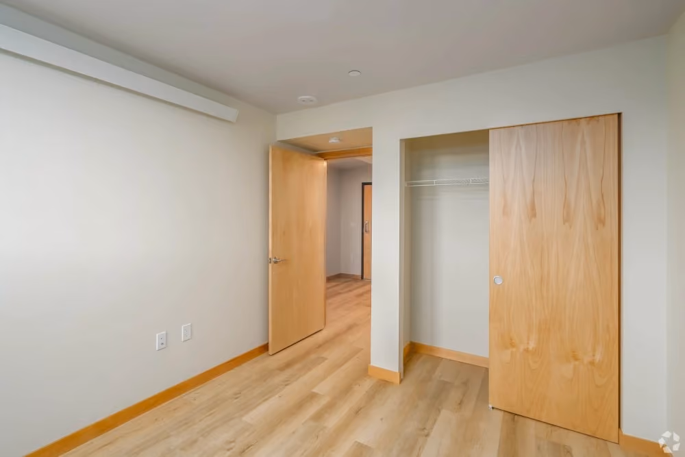 Bedroom and closet