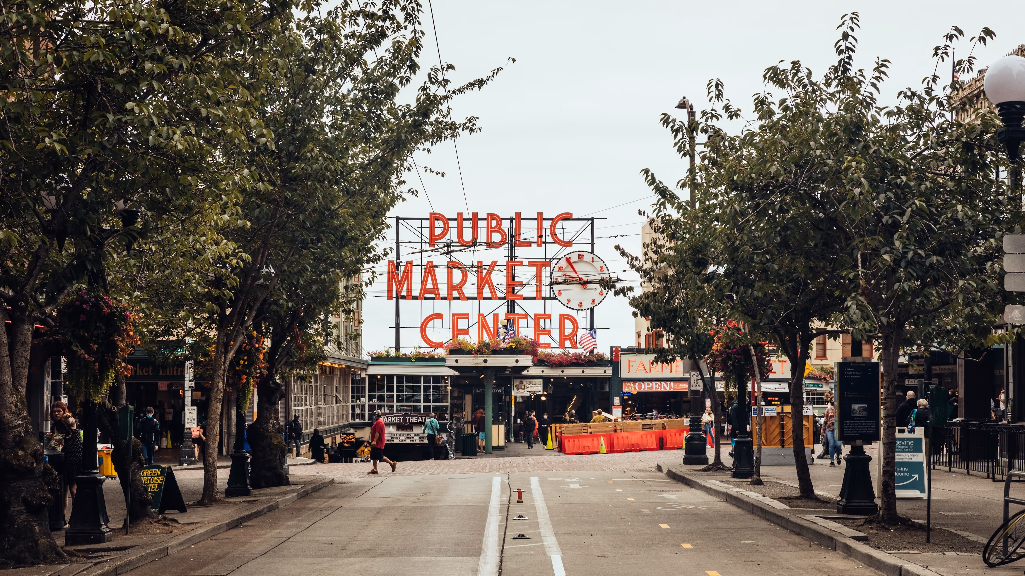 Pike Place Market stock image