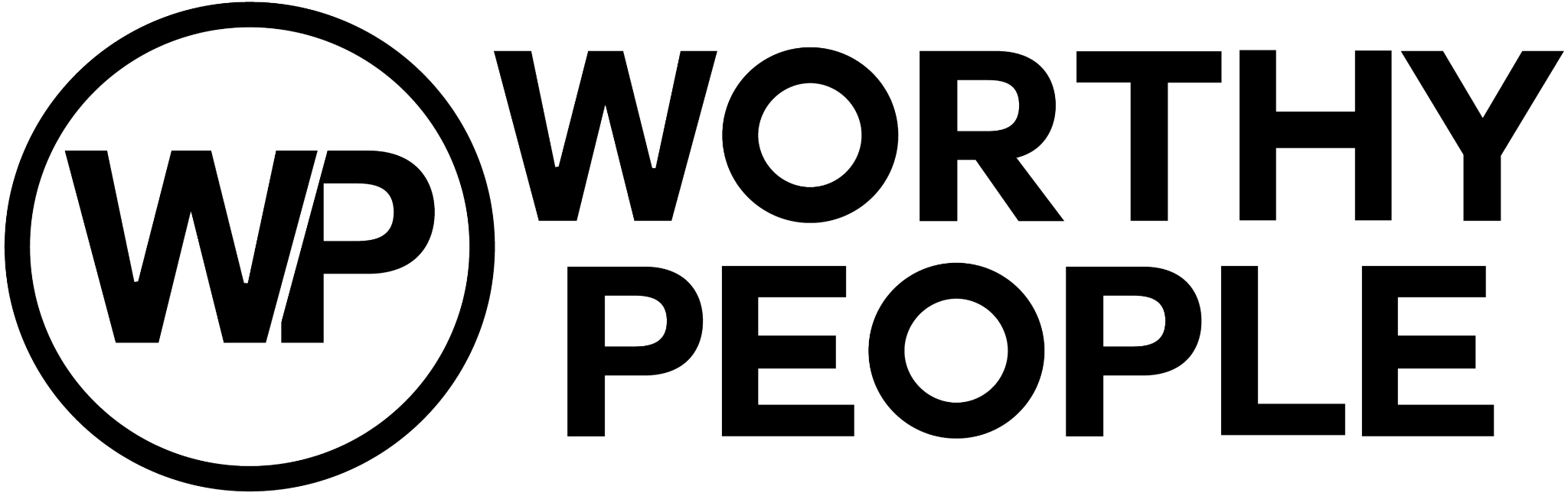 Worthy People Logo Black