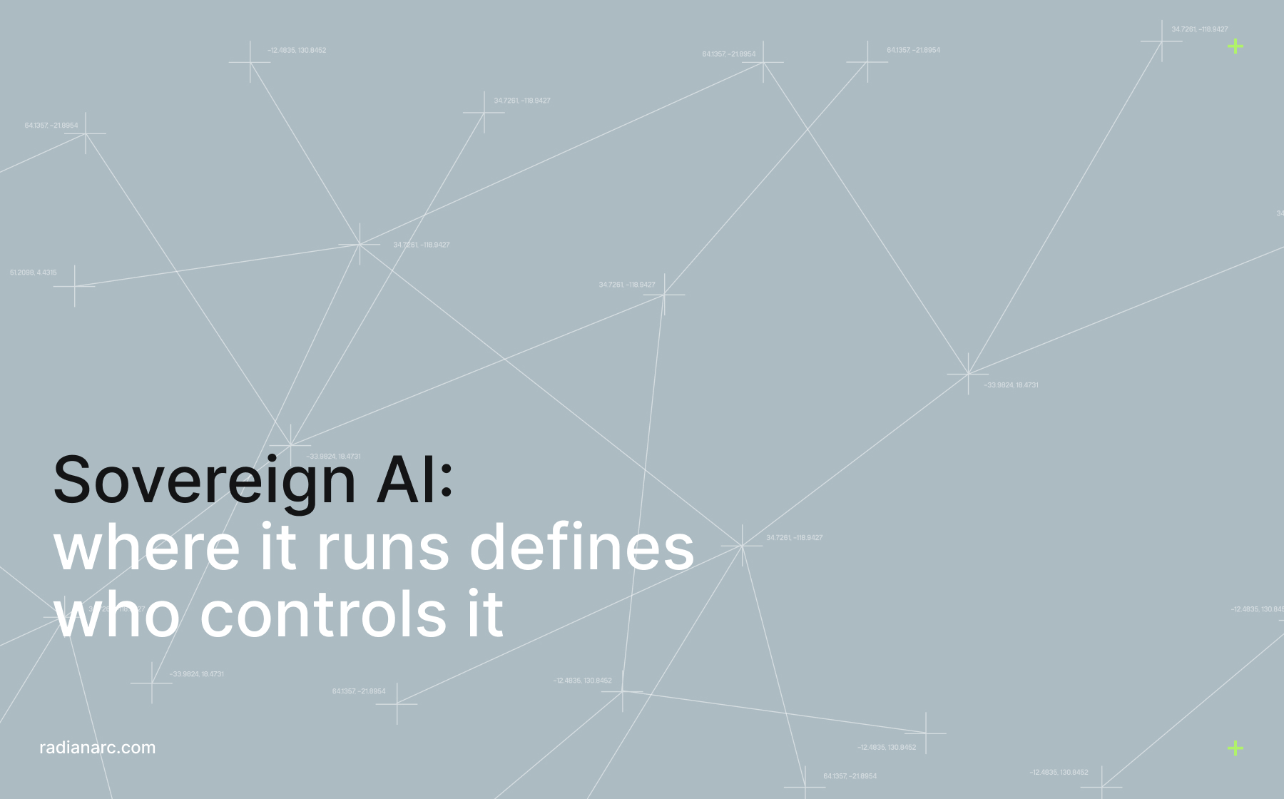 Sovereign AI infrastructure