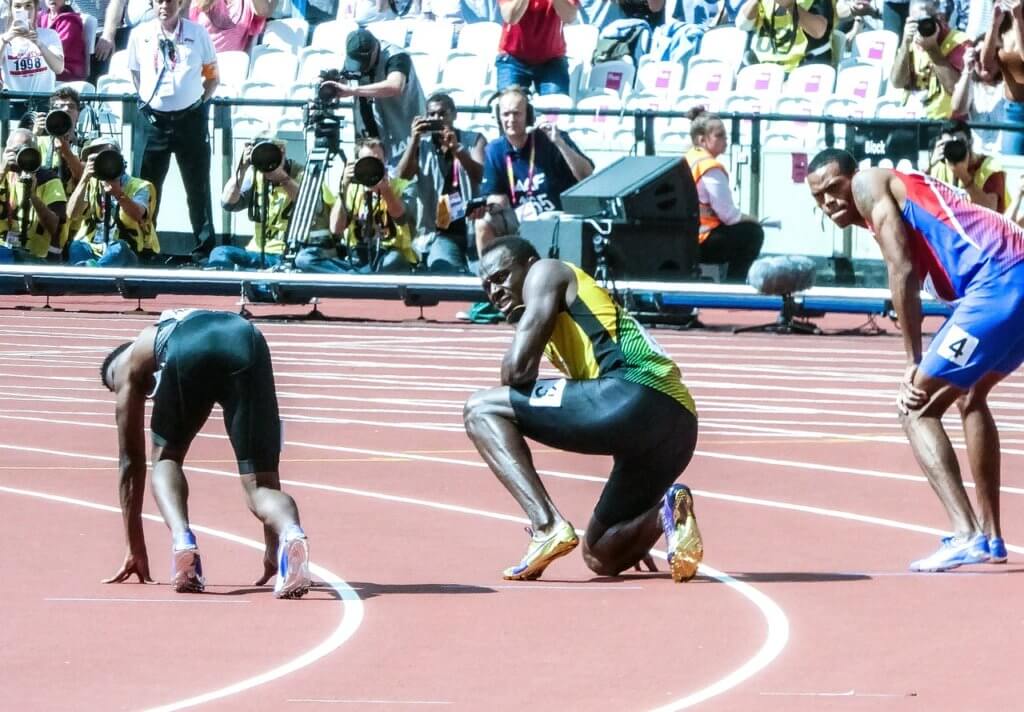 Usain Bolt Olympic champion sprinter