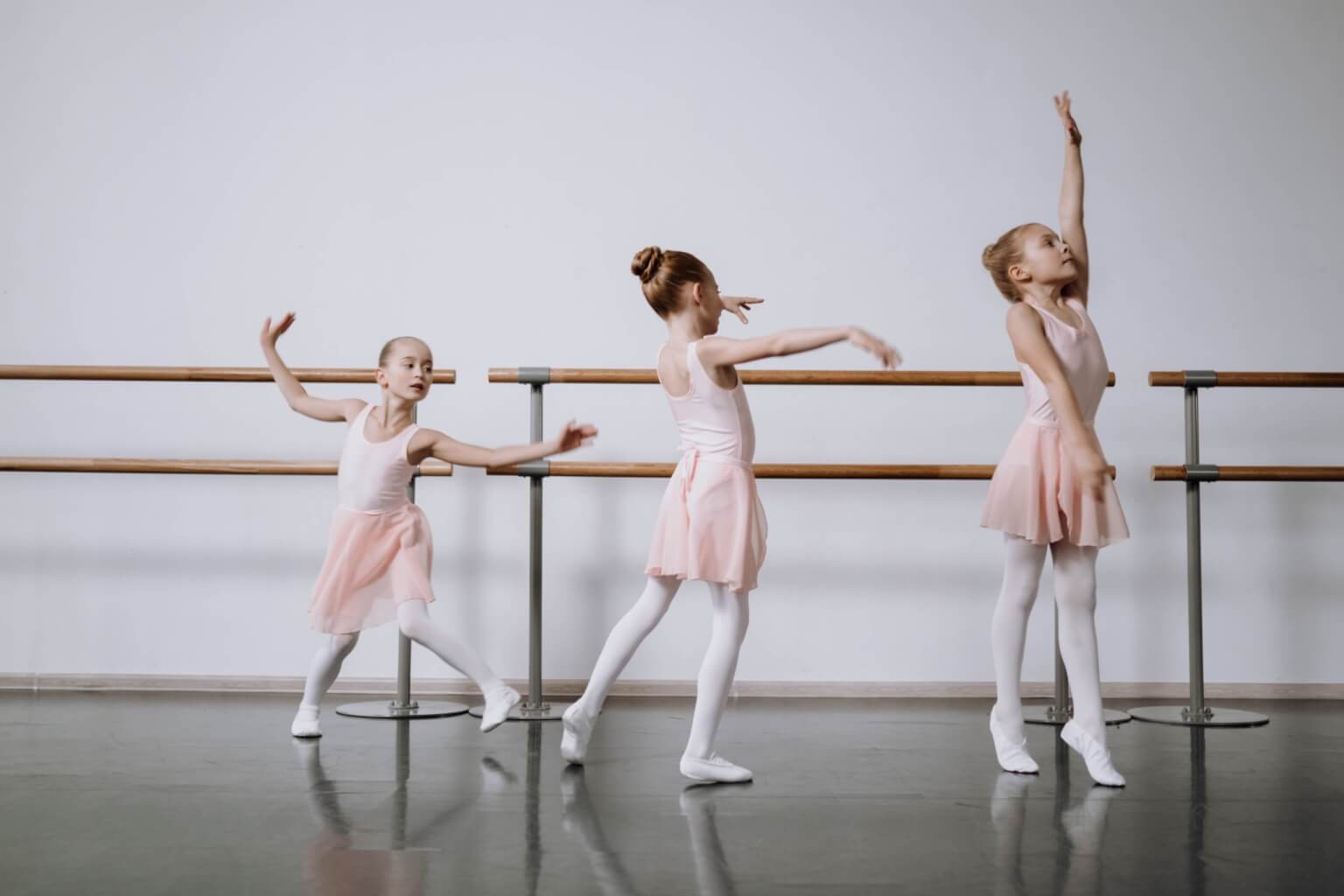 Dancers in studio