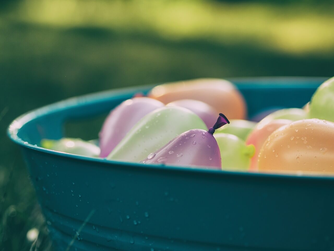 Water balloons for dodgeball.