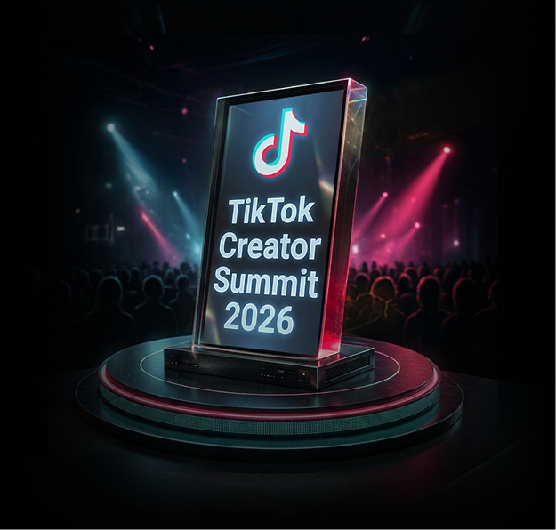 TikTok Creator Summit 2026 Trophäe