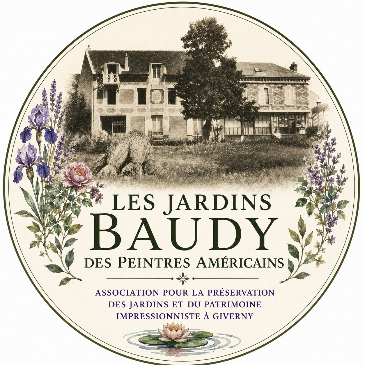 logo de l'association des jardins baudy