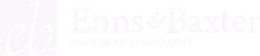 Enns & Baxter Logo Long White