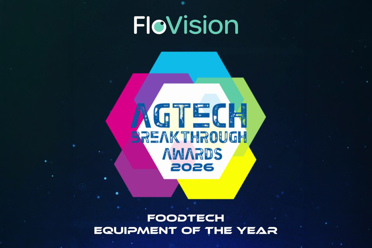 FloVision Named FoodTech Equipment of the Year in the 2026 AgTech Breakthrough Awards