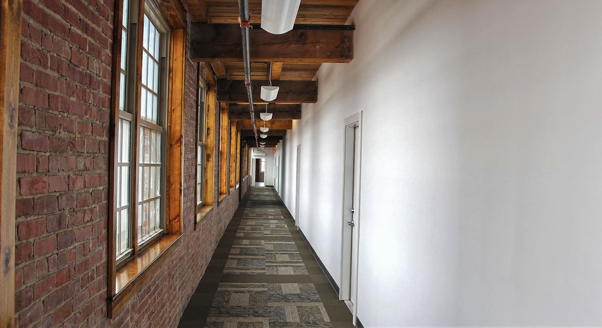 Hallway of buildings