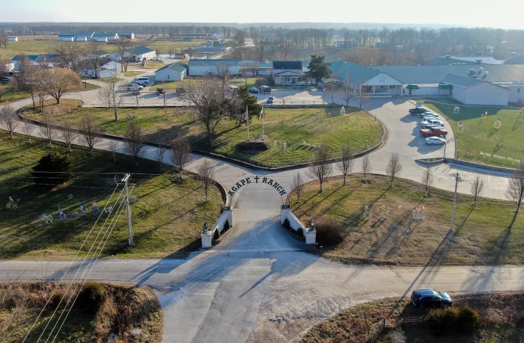 Entrance and grounds of Agape Boarding School