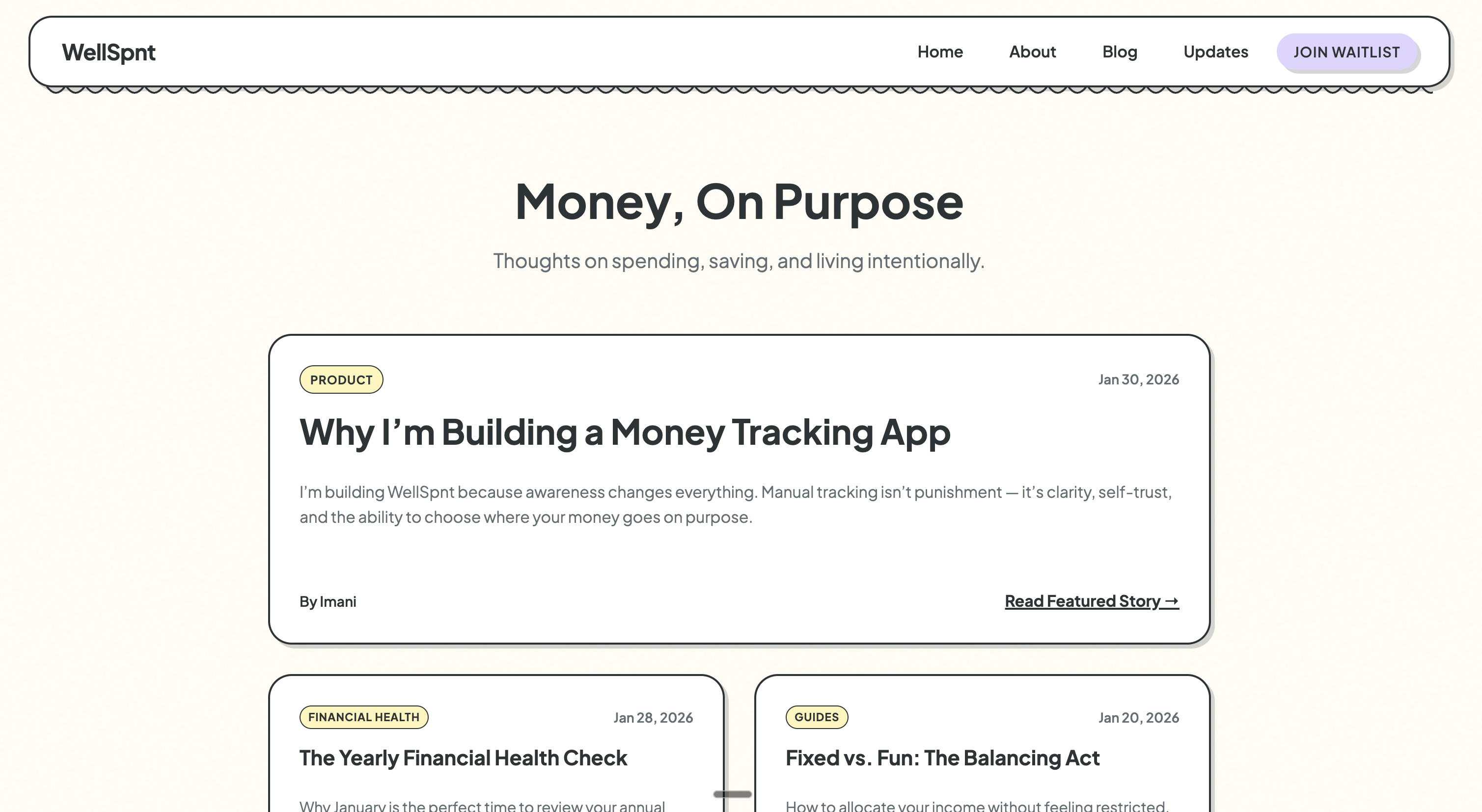 The Website Takes Shape