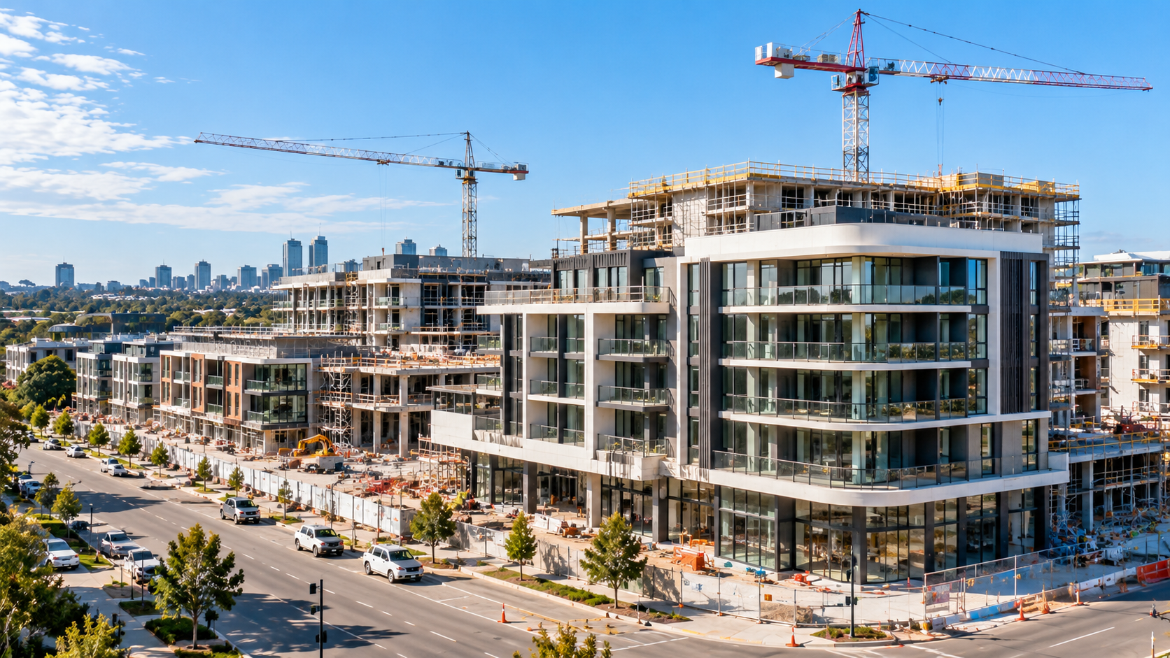 Stage 3 Building Construction and Completed Development
