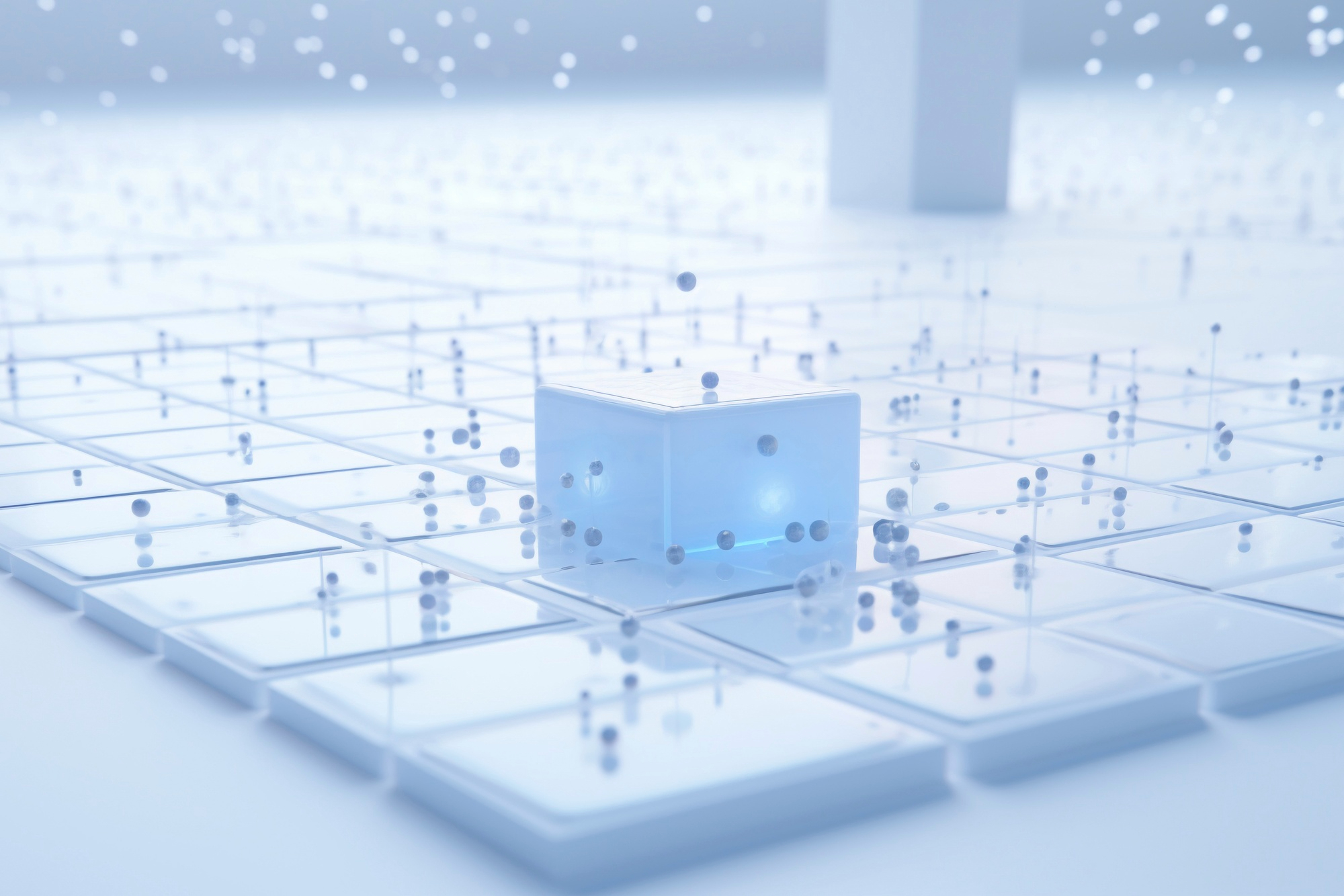 Blue connected technology grid