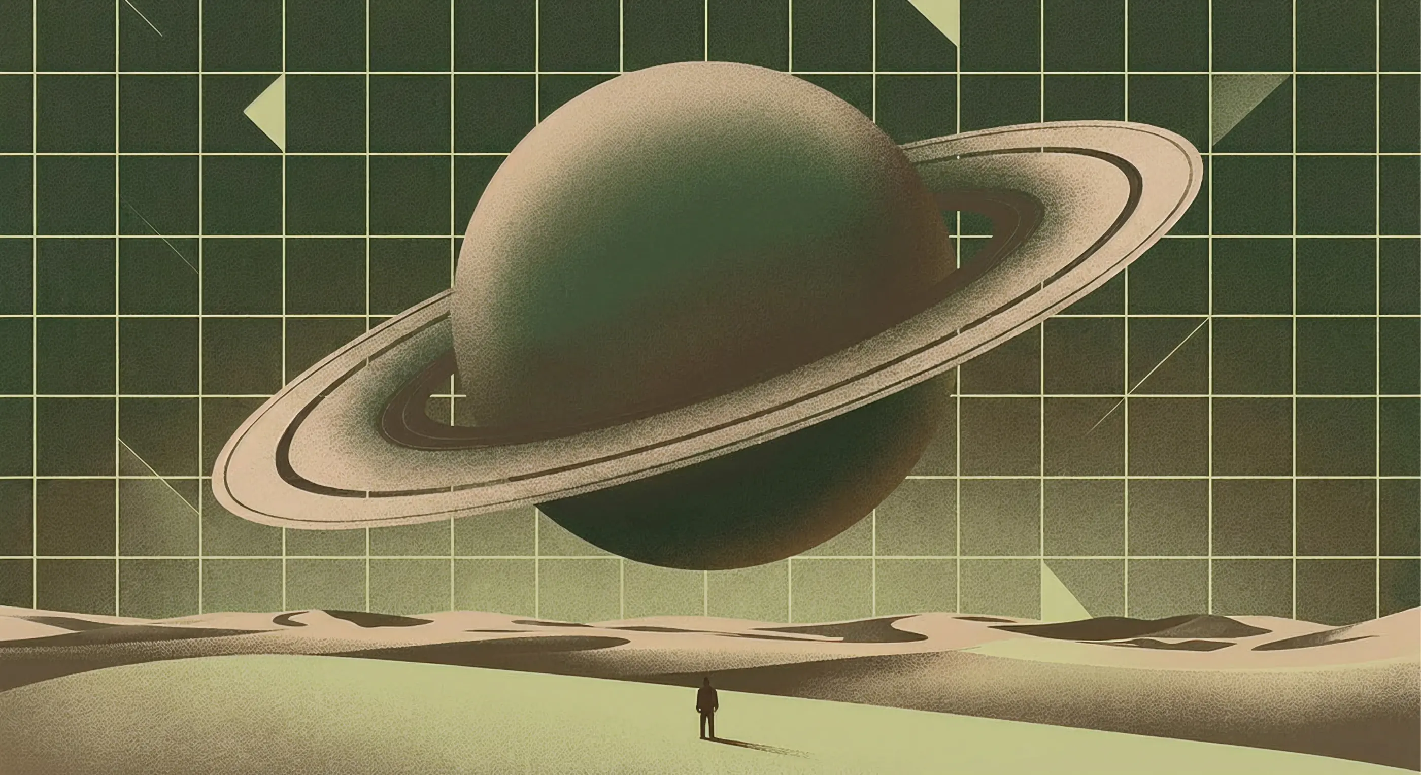 Editorial illustration for the article "How growing companies lose momentum — and how to get it back"