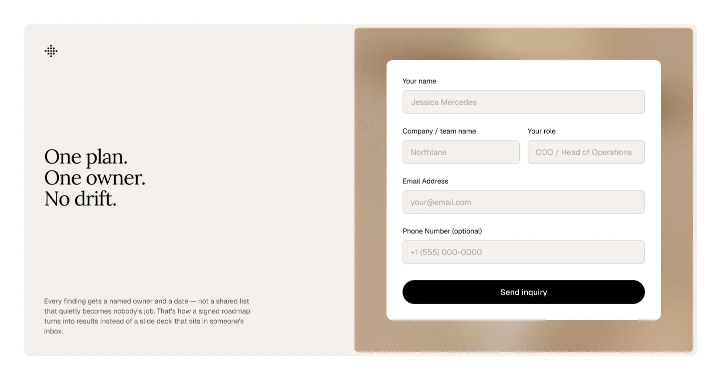 Bailey Hart template section preview
