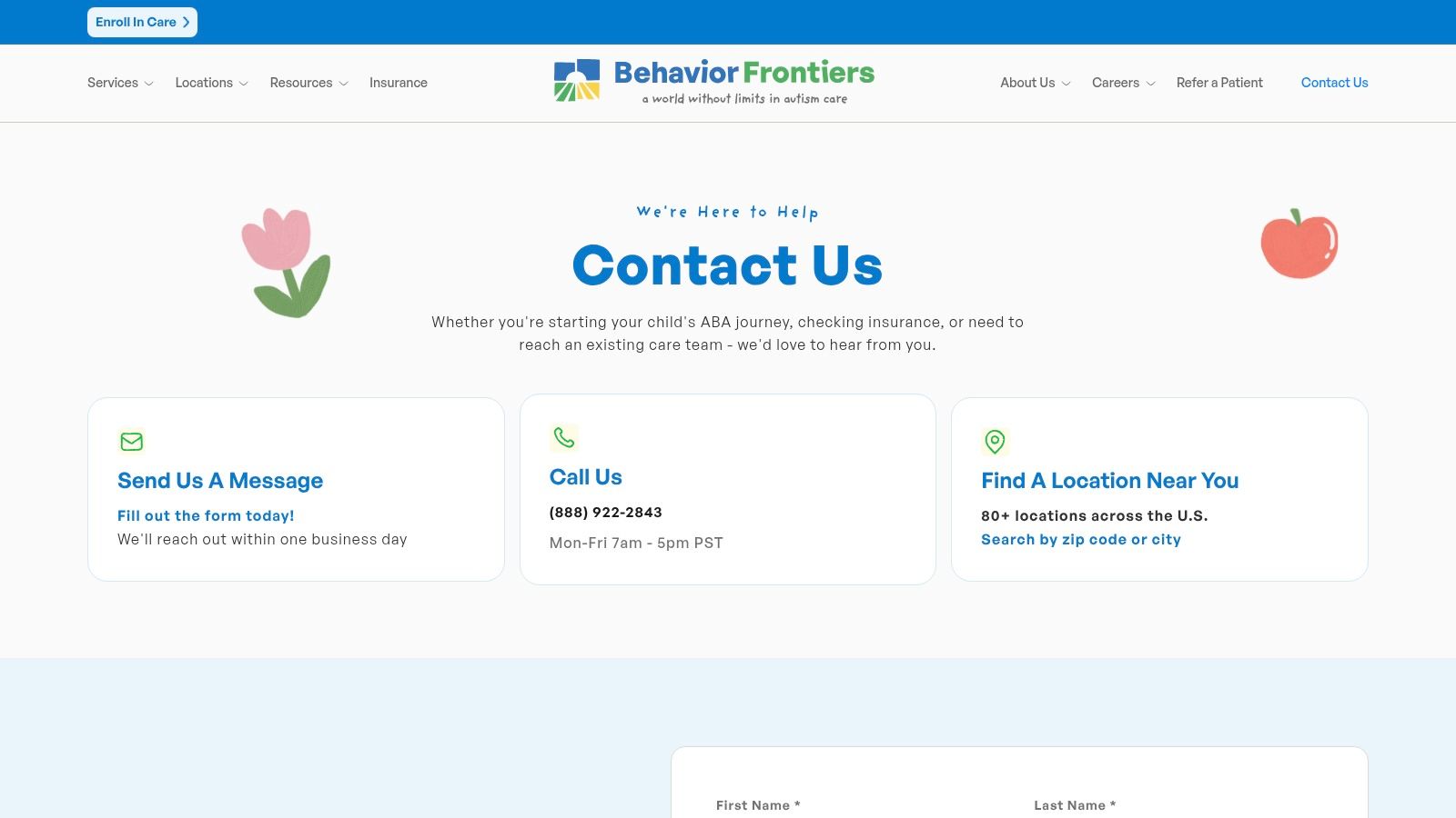 Behavior Frontiers