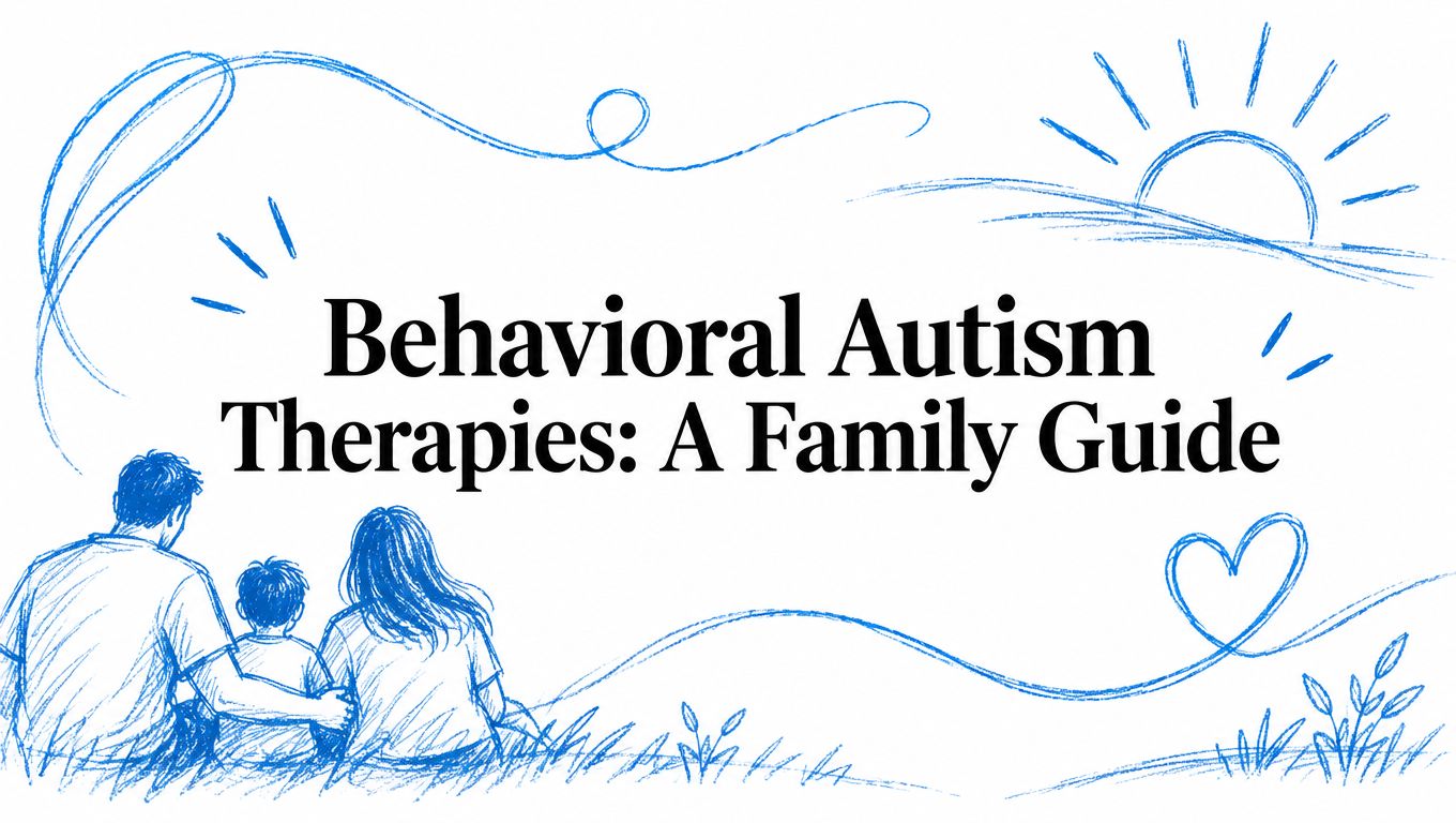 Behavioral Autism Therapies: A Family Guide