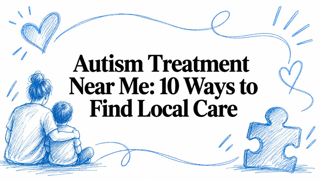 Autism Treatment Near Me: 10 Ways to Find Local Care