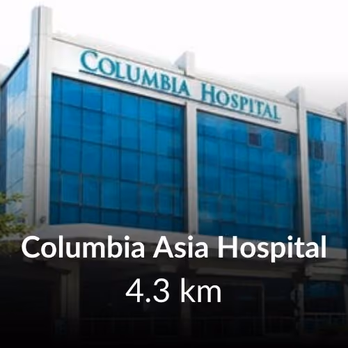 Columbia Asia Hospital near PV22 Residences Setapak, 4.3km away