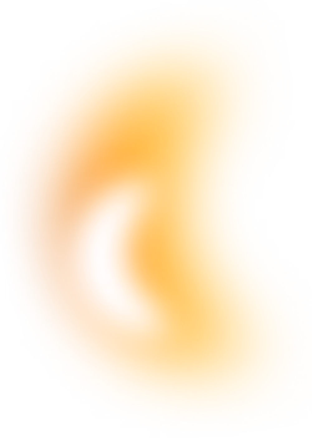 Yellow Gradient Curve