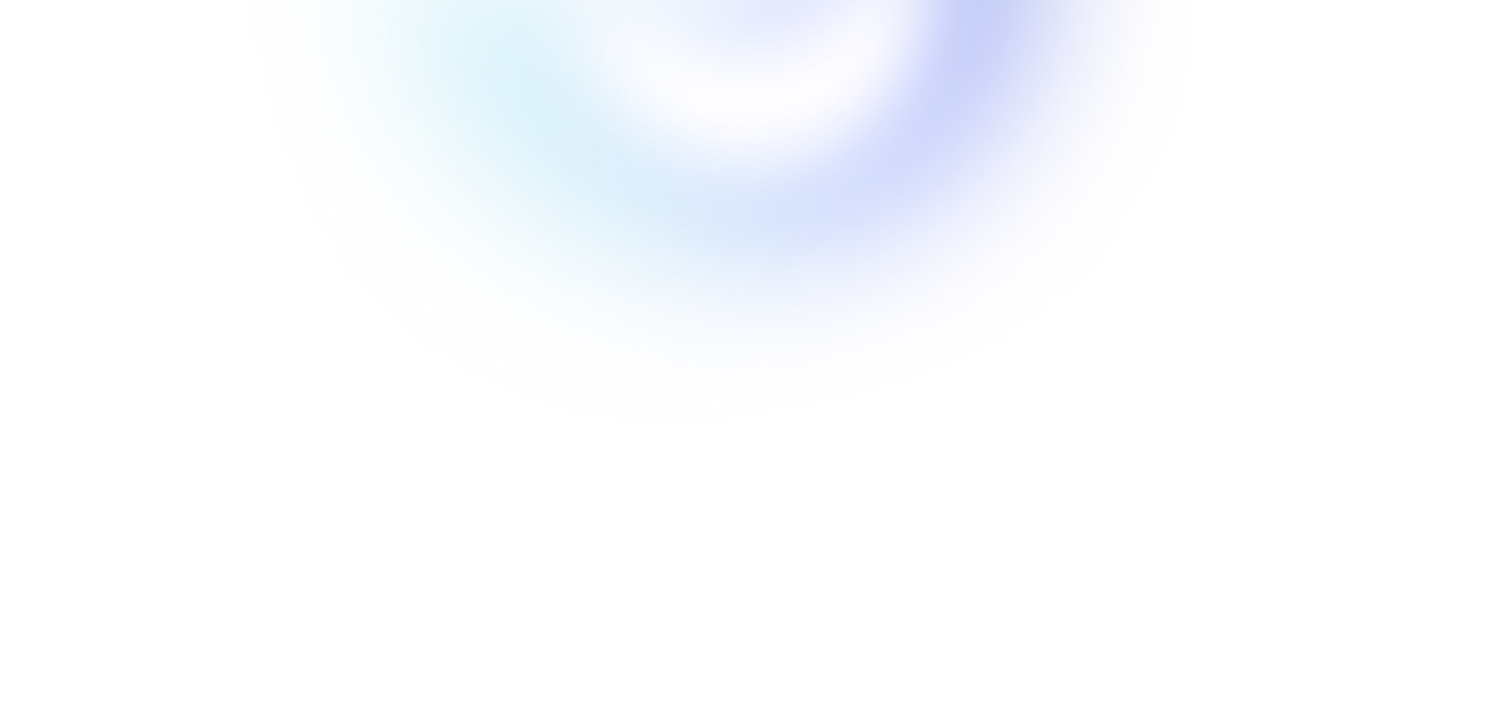 Soft blue and white glowing gradient resembling a light source on a dark background.