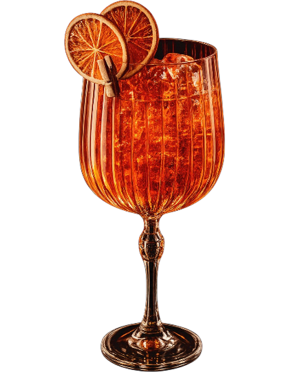 Aperol Spritz cocktail with Prosecco, orange and soda water at ANTARES Lounge