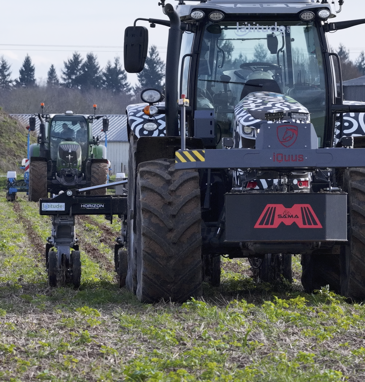 Tracteur autonome IQUUS en démonstration