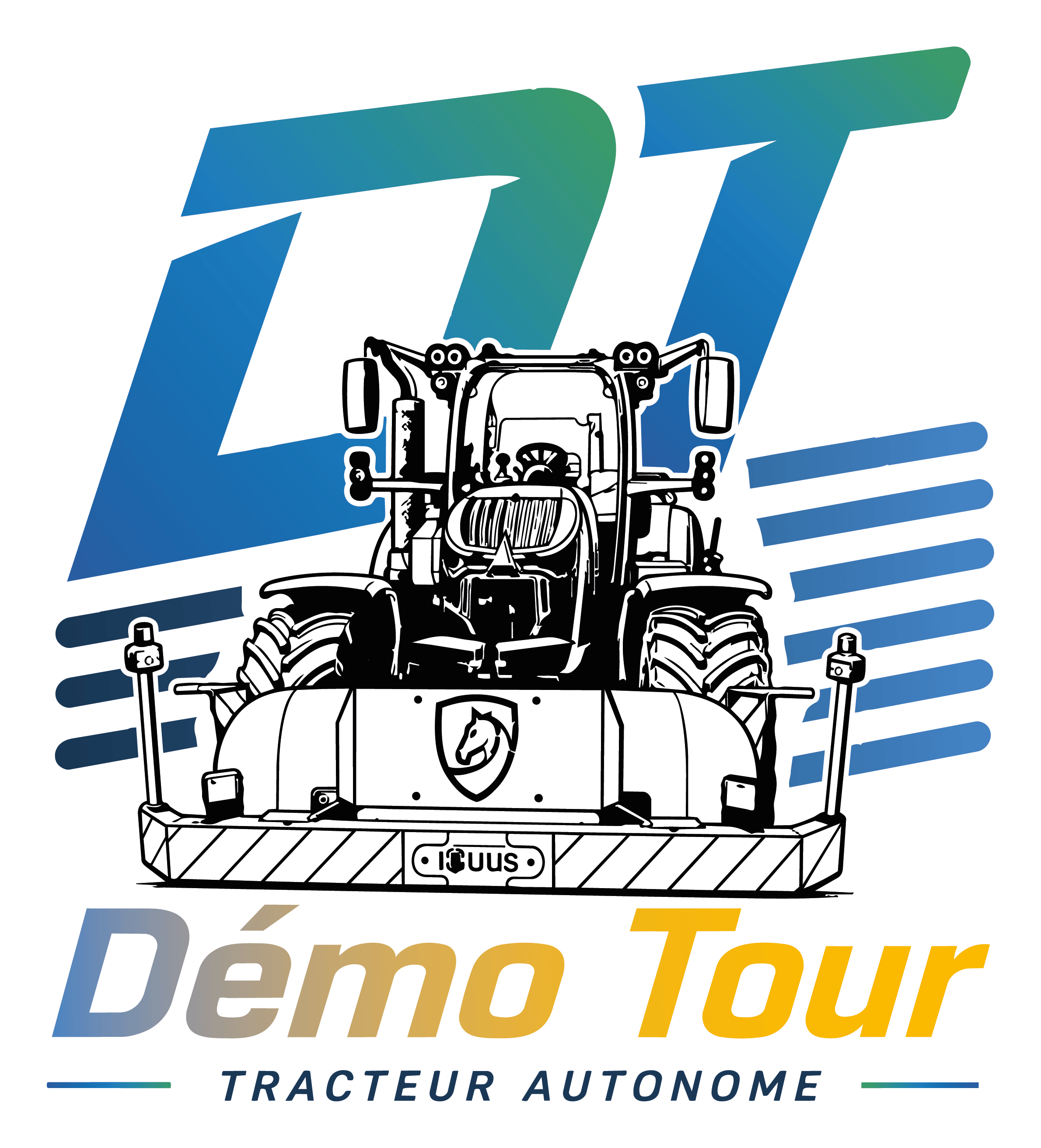 Logo Démo Tour — Tracteur autonome