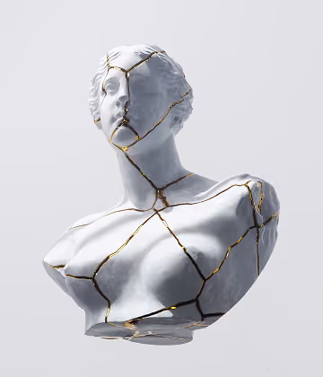 A creative 3D concept featuring a glass cube with depth, reflections, and modern visual aesthetics.