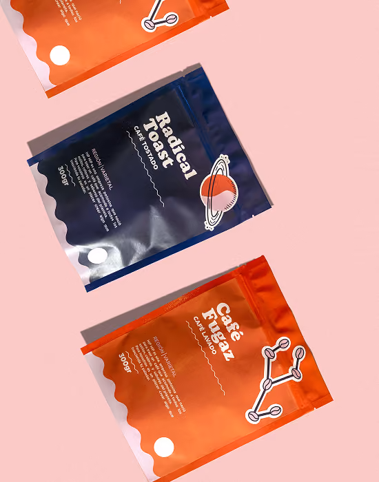 A vibrant packaging concept that combines bold visuals, refreshing colors, and a distinctive identity for the product.