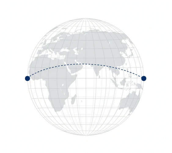 Global presence illustration