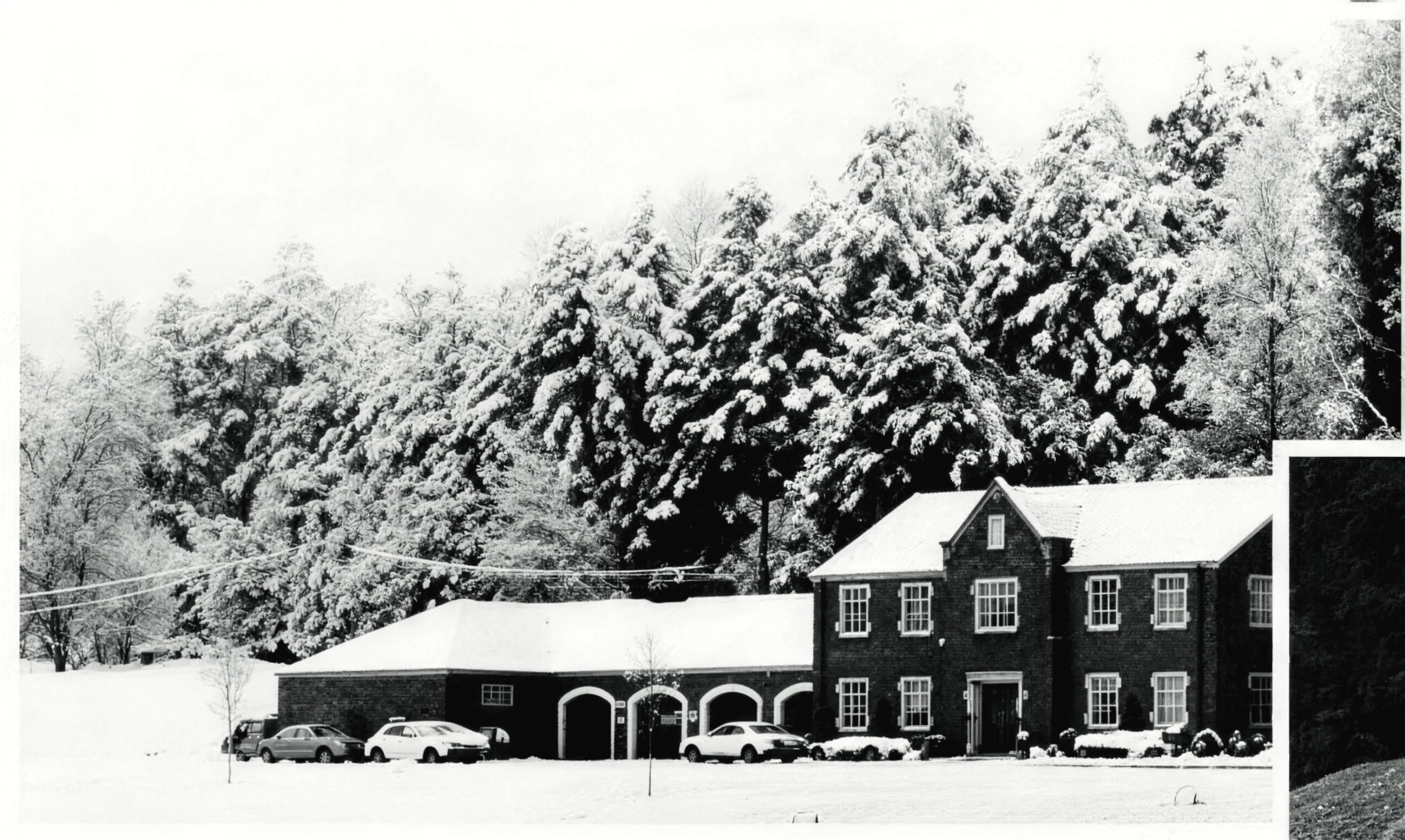 Darlington School's New Junior School in the snow, Rome, Georgia