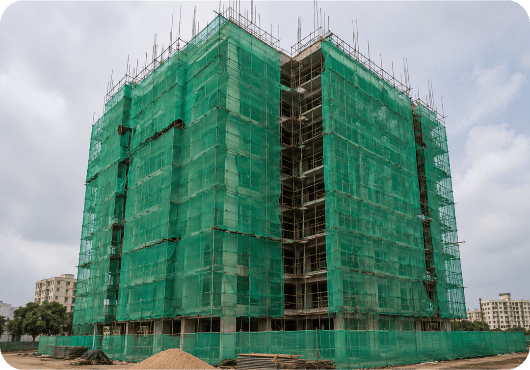 For selected site screening, dust reduction and temporary covering requirements.